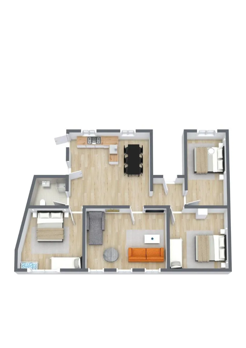 Image 3 of Large Modern Flats By Meat Packing District in central Copenhagen