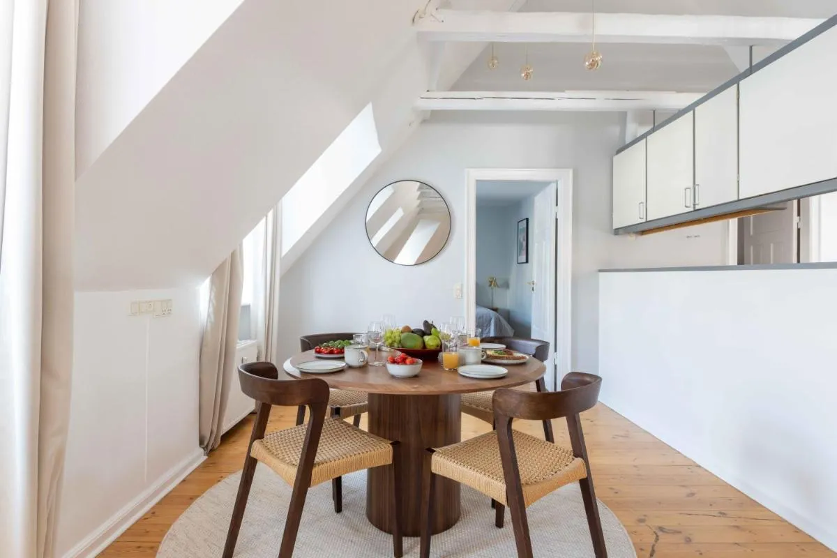 Image 3 of Unique Apartment w Exposed Beams Next to Tivoli